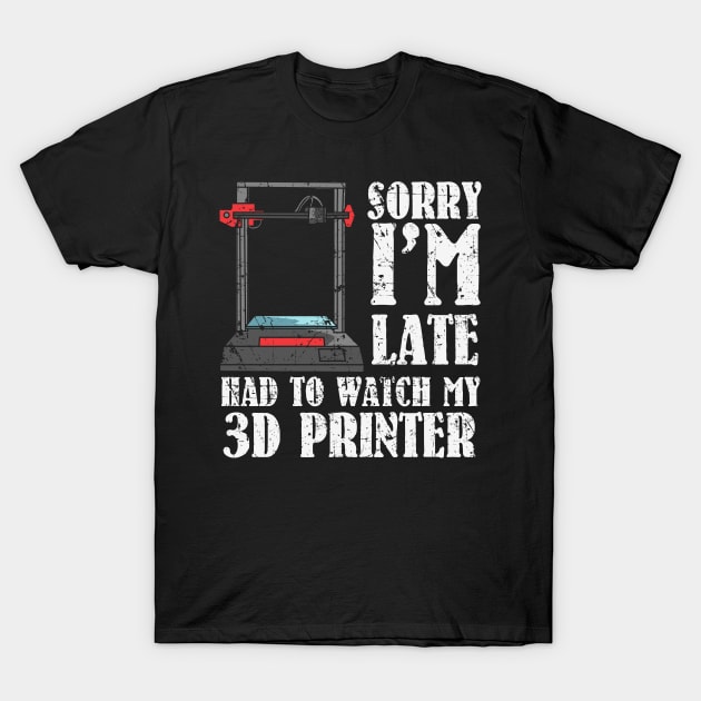 3D Printer 3d Print Nerd 3d Tool Software T-Shirt by Tom´s TeeStore